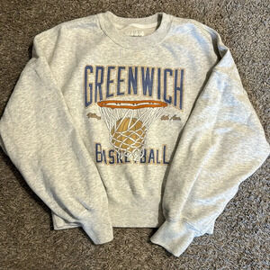 Abercrombie & Fitch Gray Basketball Sweatshirt